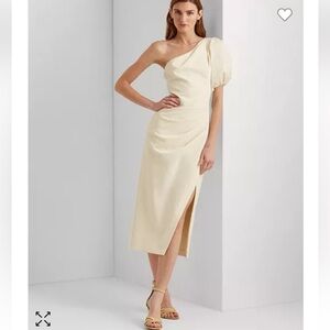 Ralph Lauren One Shoulder Dress